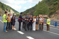 Bera eta Irun arteko zati berria inauguratu dute N-121A errepidean
