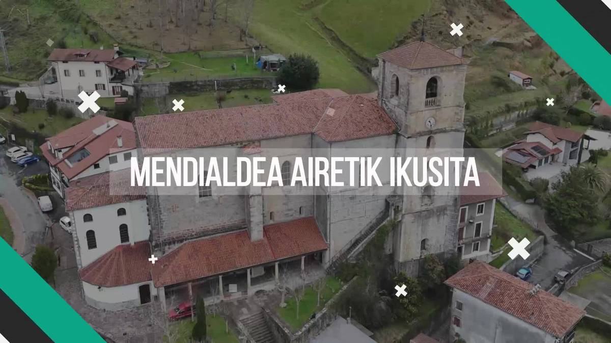 Berako Kaule, Garaitarreta eta Lizuniaga aldeak airetik