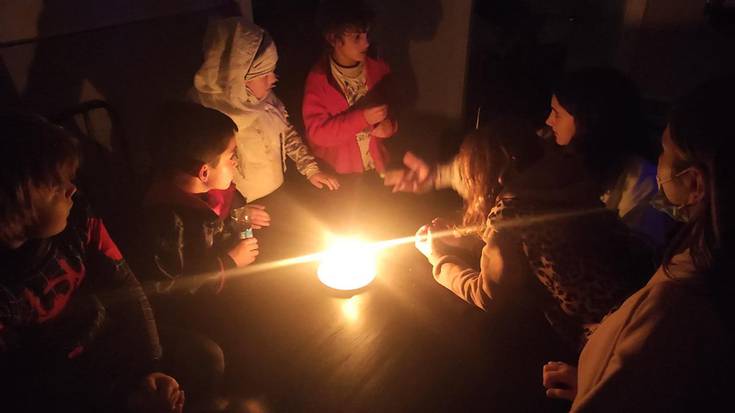 Giro onean ospatu zuten Gau Beltza Aranon