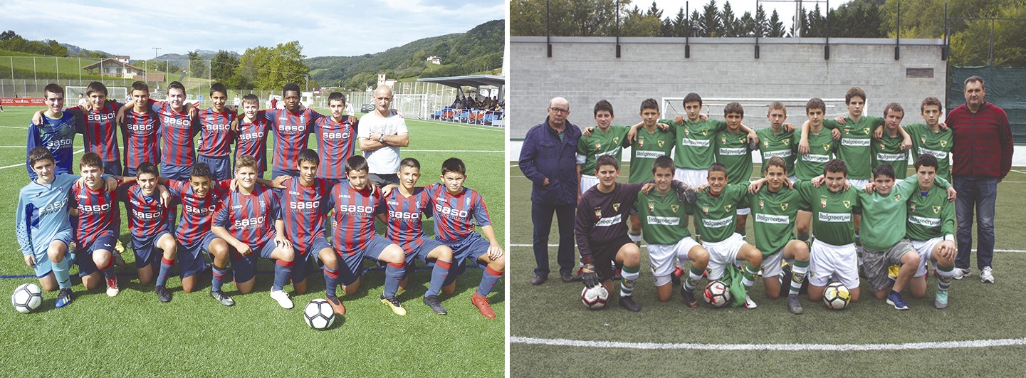 Kadete mailako futbol derbia jokatuko dute Gure Txokoak eta Beti Gaztek asteburuko kirol jardunaldi murritzean