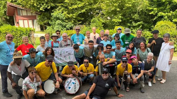 Transpirenaika Sozial eta Solidarioak geldialdia egin du asteburuan Beran