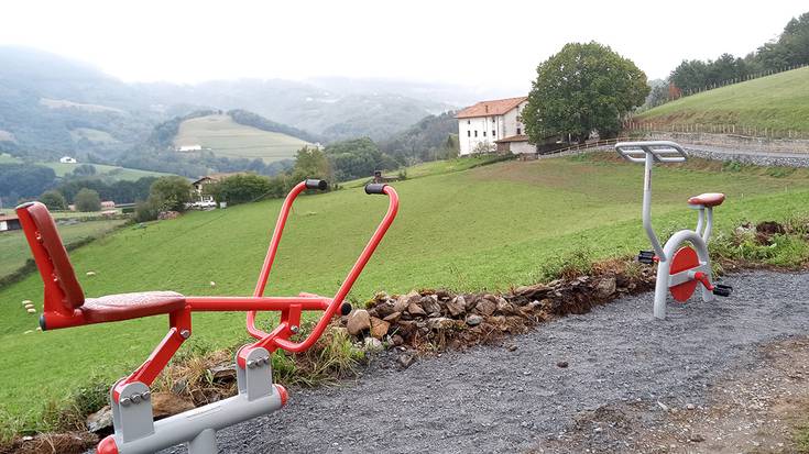 Gimnasia egiteko makinak paratu dituzte Igantzin ere