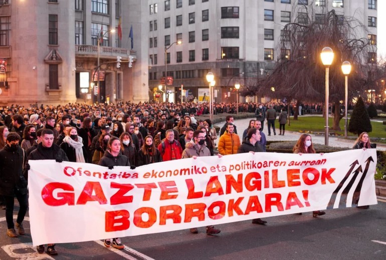 Urtarrilaren 31rako deitutako manifestazioen berri emateko aurkezpenak eginen ditu herriz herri GKSk