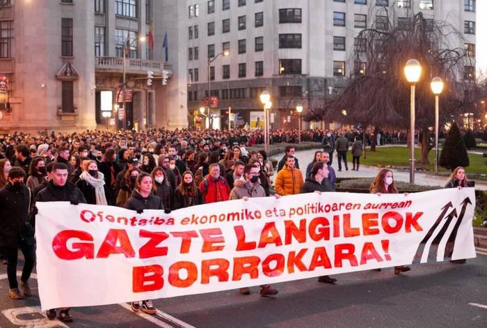 Urtarrilaren 31rako deitutako manifestazioen berri emateko aurkezpenak eginen ditu herriz herri GKSk