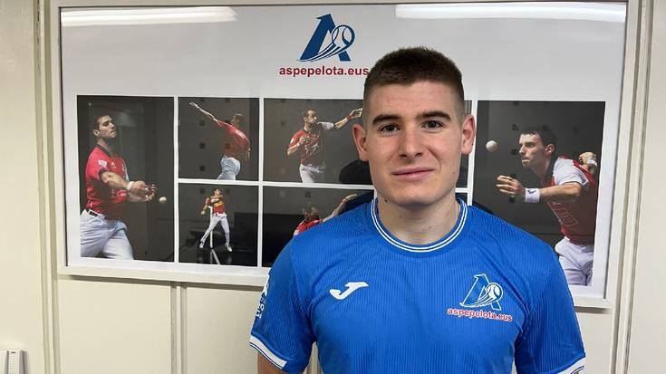 Beñat Apezetxea pilotari goizuetarrak profesionaletara salto egin du ASPEren eskutik
