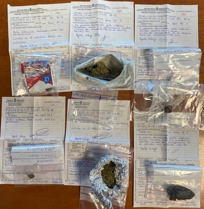 Izpegiko Rallyan estupefazienteekin harrapatuta sei pertsona salatu ditu Foruzaingoak