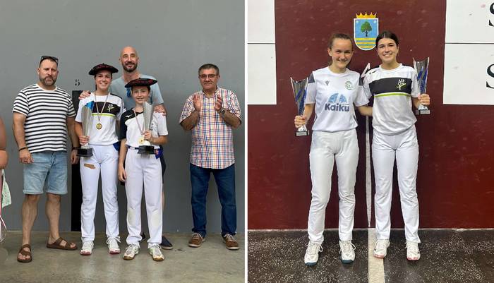 Dunixe Alberro Isasi pilotari iturendarra berriz ere txapeldun Eibarren eta Zumarragan