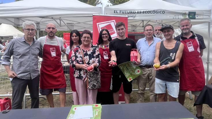 Iruñeko Tomate Zaharraren XI. Lehiaketan ere bigarren saria eskuratu du Sunbillako Isabel Gagok
