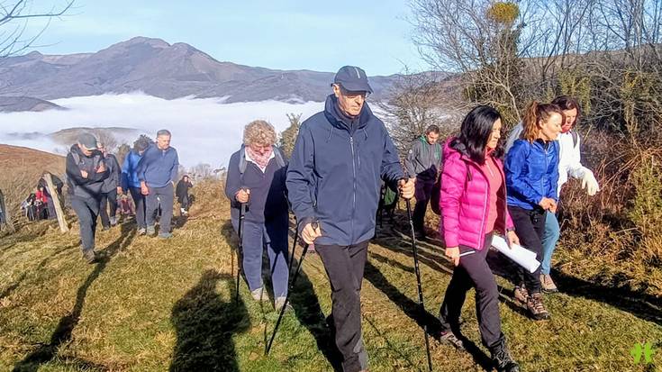 Solaslagunak Legarreko leizean ibili dira