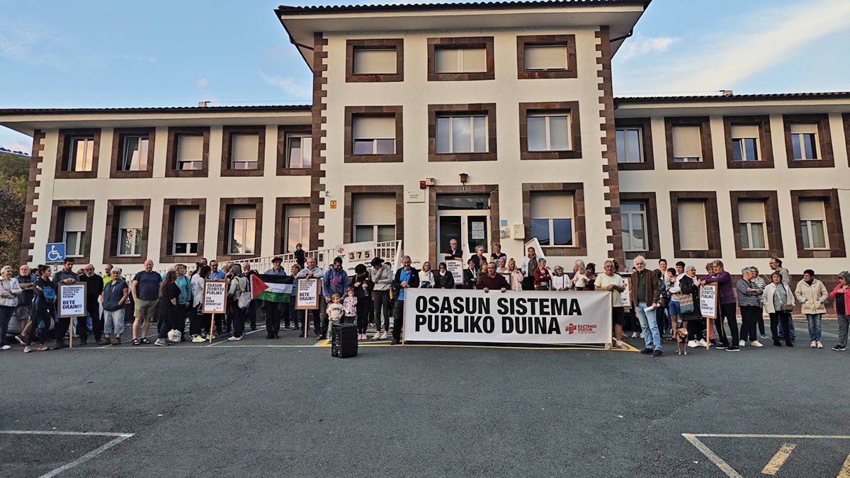 Baztango Osasun Plataformak elkarretaratzea deitu du gaur arratsalderako