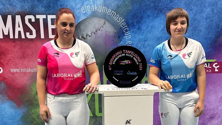 Goiuri Zabaleta leitzarra eta Amaia Aldai aurrez aurre izanen dira Lau eta Erdiko Master txapelketaren finalean
