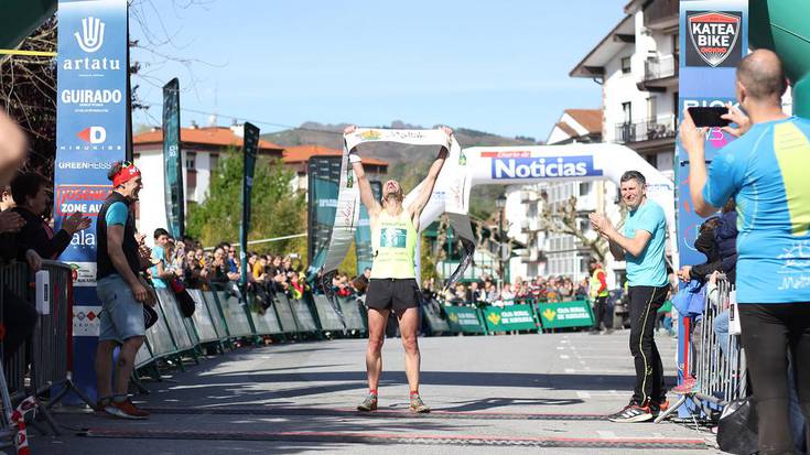 Oier Ariznabarretak eta Maria Ordoñezek irabazi dute Berako XVI. Mendi Maratoi Erdia