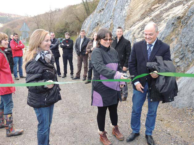 Endarlatsa eta Bertiz arteko Bide Berdea ofizialki inauguratu dute