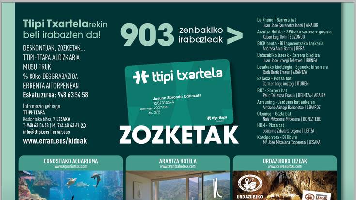 ZOZKETAK ttipi-ttapa 903 zk.