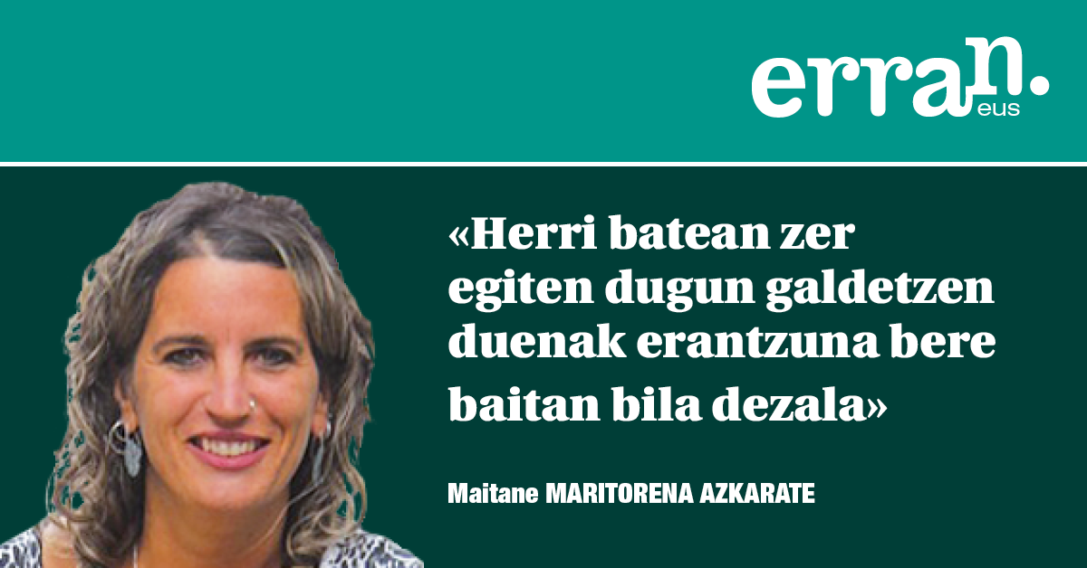 Zer egiten duzu asteburuetan herrian?