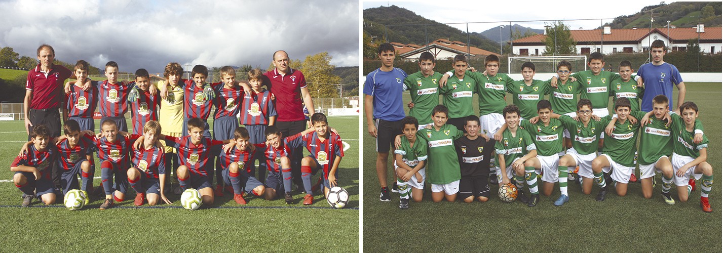 Infantil mailako futbol derbia jokatuko dute Gure Txokoak eta Beti Gaztek