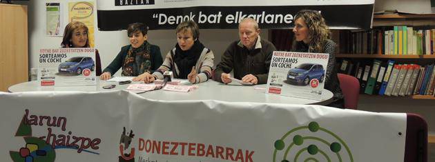 Auto bat zozketatuko dute Baztan-Bidasoaldeko komertzio eta zerbitzuen elkarteek