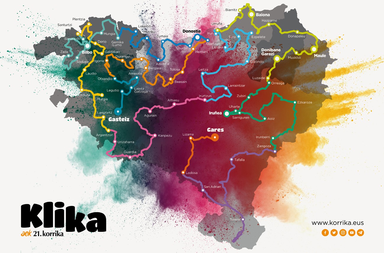 Apirilaren 8an eskualdetik pasako da 21. Korrika