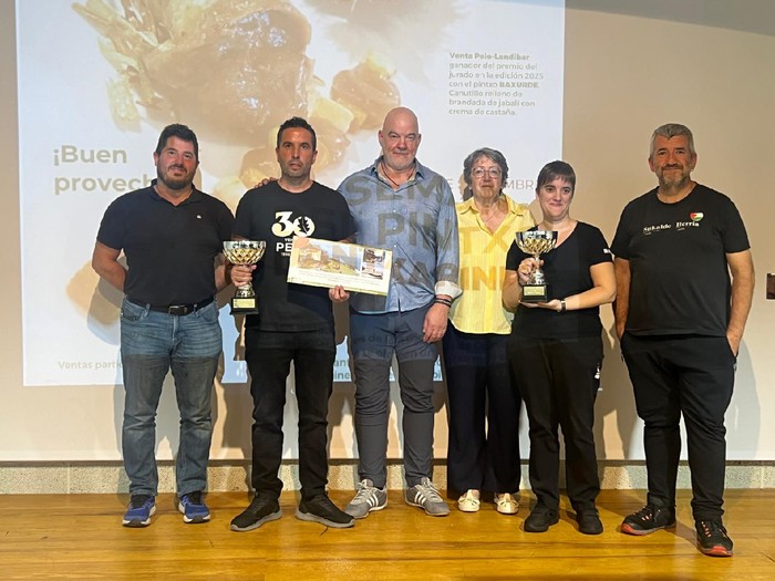 Landibar-Peio Bentak irabazi du Dantxarineko Pintxoaren 13. Asteko lehiaketa