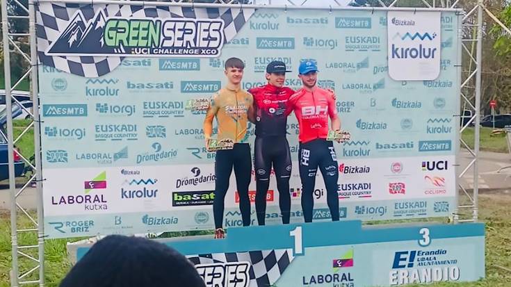 Eneit Bertiz sunbildarra lider da Green Series nazioarteko mendi bizikleta txapelketan