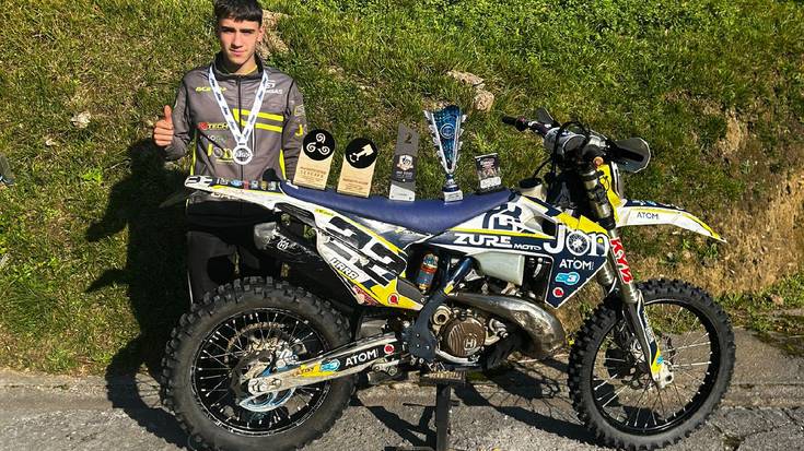 Goiuri Urra motor gidari lesakarra Espainiako Hard Enduro Extrem txapelketan bigarren izan da