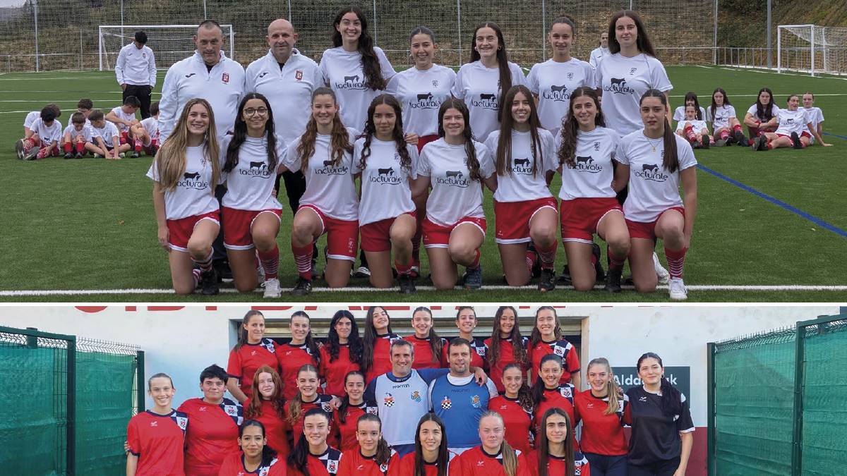 Aurrerako eta Baztango neska gazteek futbol derbia izanen dute igande arratsaldean Leitzan