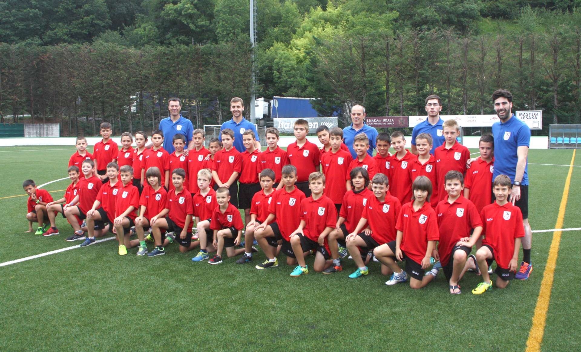 Erriberako Futbol Eskolaren Campusaren bigarren txanda ere lanean ari da Lesakan