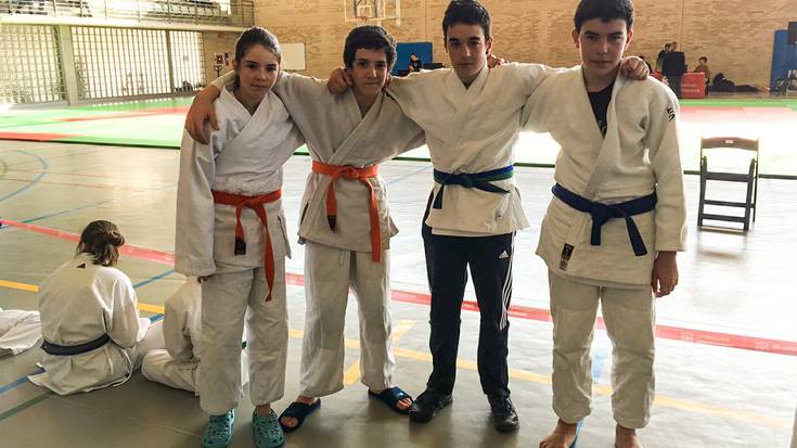 Errekako infantil mailako judokak bikain dabiltza Nafarroako Kirol Jokoetan