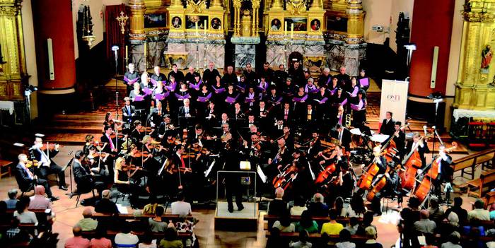 Nafarroako Orkestra Sinfonikoa eta Elizondoko Abesbatza 