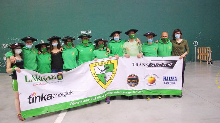 Nafarroako launakako sokatira txapelketako azken bi txapelak Beti Gaztek lortu ditu