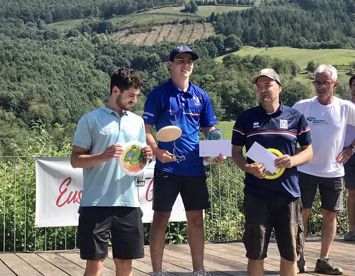 Nathan Lannelucek irabazi du Nafarroako lehen DiscGolf irekia Igantzin