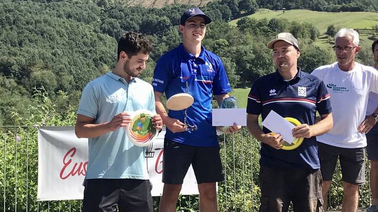 Nathan Lannelucek irabazi du Nafarroako lehen Disko Golf Irekia Igantzin