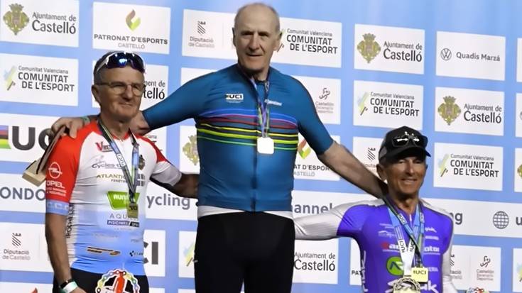 Luciano Mitxelena  lesakarra garaile Castelló de la Planan jokatutako UCIko The Millars iraupen luzeko lasterketa entzutetsuan