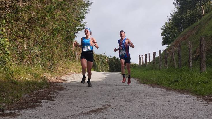 Asier Landartek eta Ane Elzaurdia beratarrak irabazi dute XIV. Alkaiaga Trail lasterketa