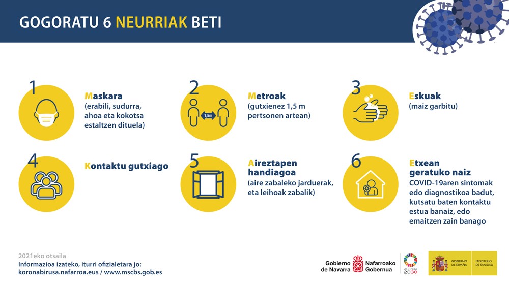 Covid-19aren aurkako neurriak malgutuko dituzte gaurtik aitzinera