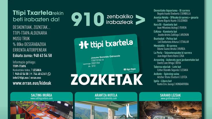 ZOZKETAK ttipi-ttapa 910 zk.