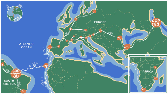 COP30 bizikleta ibilaldiarekin bat egiteko deialdia egin du Baztango Talde Ekosozialak
