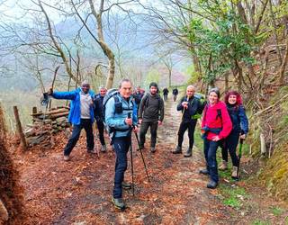 [ARGAZKIAK] Behe laino artean osatu dute Arainburukoek Goizuetatik Arantzarako bidea