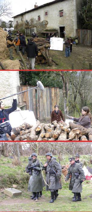 'La última hora' filmaren grabaketa egiten ari dira Lesakan aste honetan