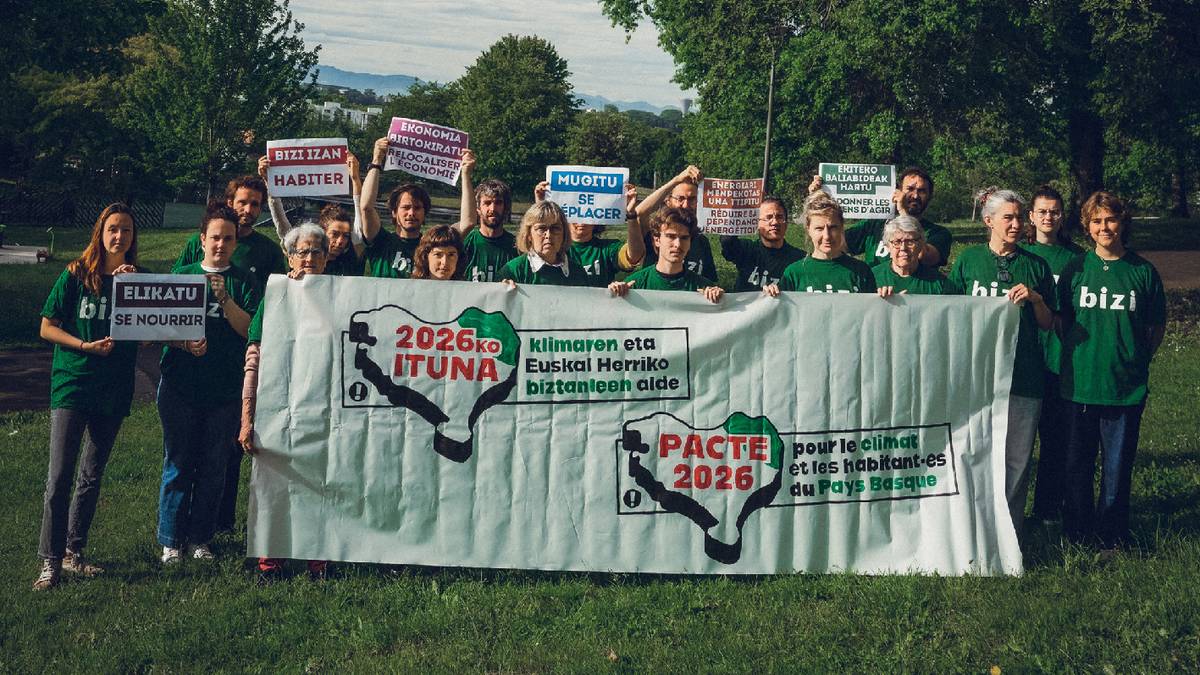 Euskal Herriko klimaren eta biztanleen aldeko Ituna aurkeztu du Bizik