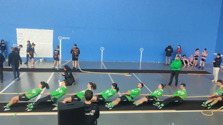 Euskal Herriko sokatira txapelketa mistoan ere agintzen hasi da Beti Gazte