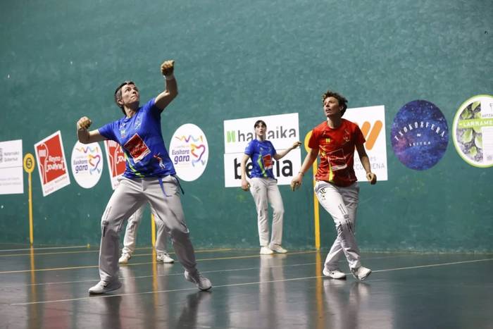 Iturriaga leitzarra eta Orbegozo, Oskoz eta Arrastiaren kontra ariko dira Adosen binakako txapelketa nagusiko finalean