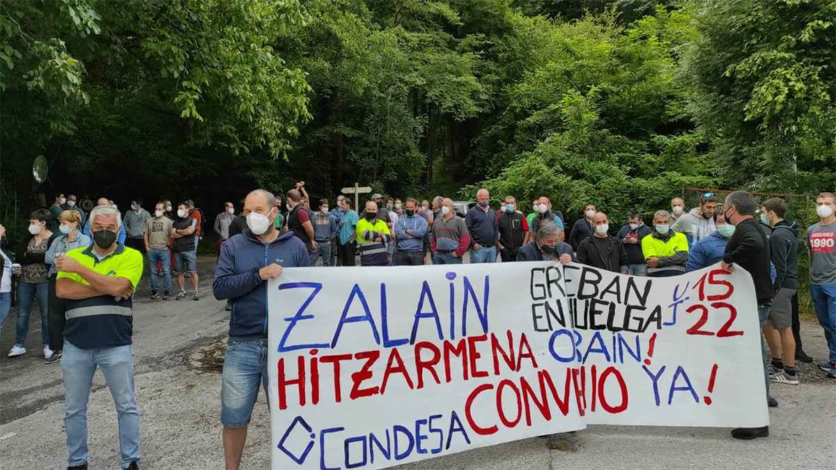 Zalain Transformados lantegiko zuzendaritzak bilerara deitu du berriz langile batzordea