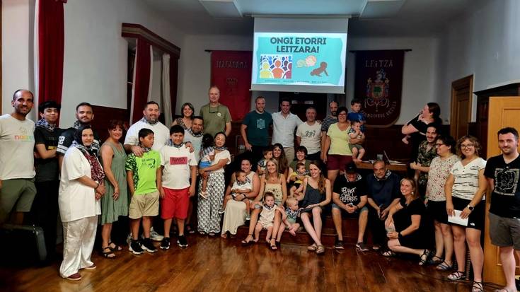 Ongietorria egin diete iaz Leitzan erroldatu ziren herritarrei