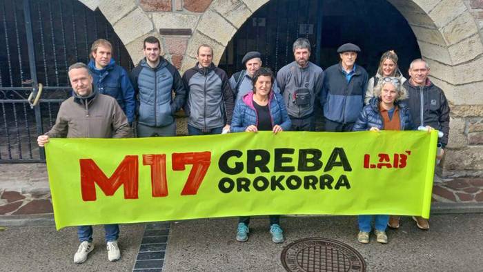 Martxoaren 17ko greba orokorrerako deia egin dute Baztan-Bidasoaldeko LABeko ordezkariek