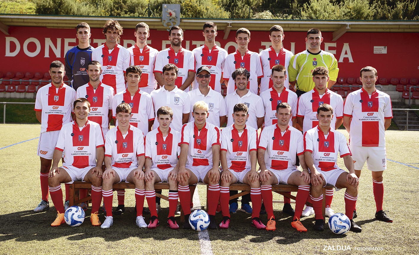 Bederatzi gol egin ditu Doneztebeko futbol talde nagusiak