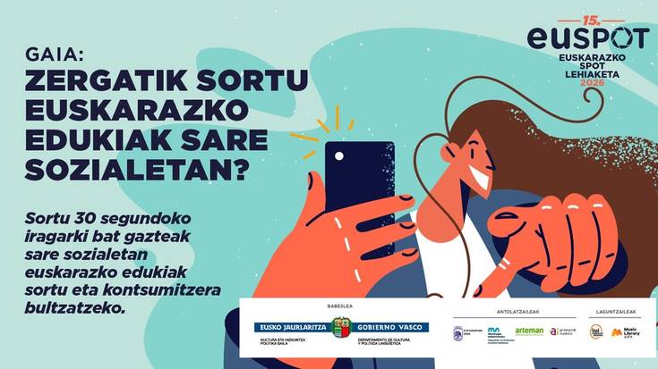 Maiatzaren 25ean akituko da Euspot lehiaketara bideoak aurkezteko epea