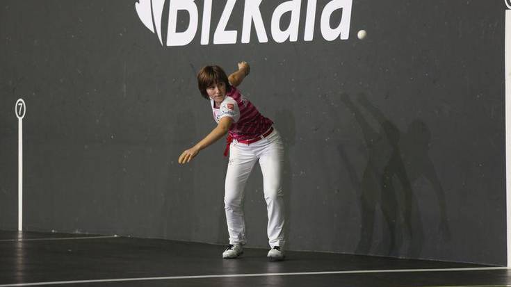 Goiuri Zabaleta Laboral Kutxa Kale Pilota Txapelketako txapelduna