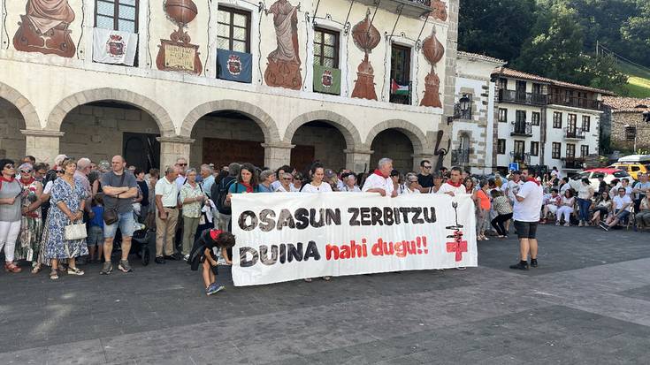 Bortzirietan osasun zerbitzu duina eskatu dute Berako bestetan ere