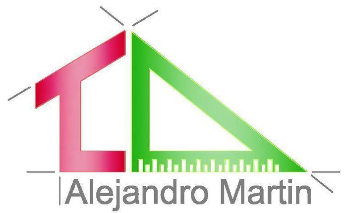 ALEJANDRO MARTIN Arkitektu teknikoa logotipoa